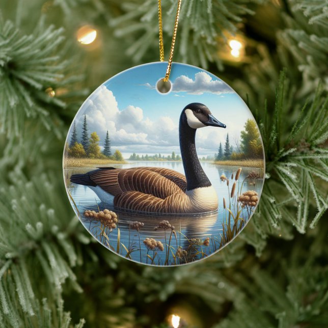 Canada Goose-keep souvenir Julgransprydnad Keramik (Skapare uppladdad)