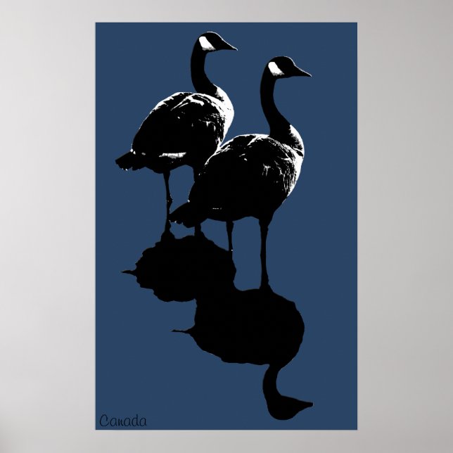 Canada Goose Poster Anpassningsbar Canada Souvenir (Framsidan)