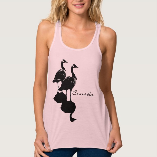 Canada Goose Souvenir Tanktop Women's Canada Top Linne Med Racerback (Framsida)