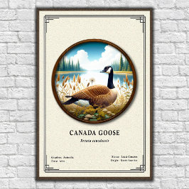 Canada Goose Zoology Series Poster