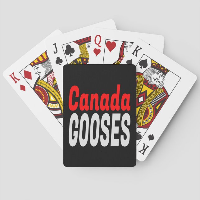Canada Gooses LetterKenny Roligt Skämt Casinokort (Baksidan)