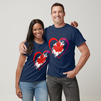 Canada Heart T Shirt