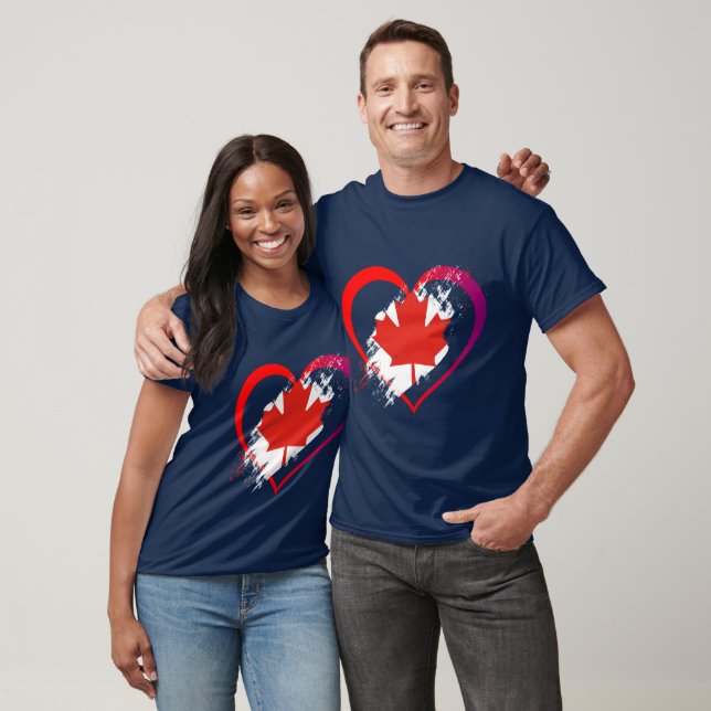 Canada Heart T Shirt (Unisex)