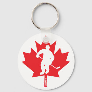 Canada Hockey Maple Löv Player Nyckelring