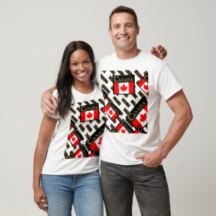 CANADA HOCKEY PUCK T SHIRT