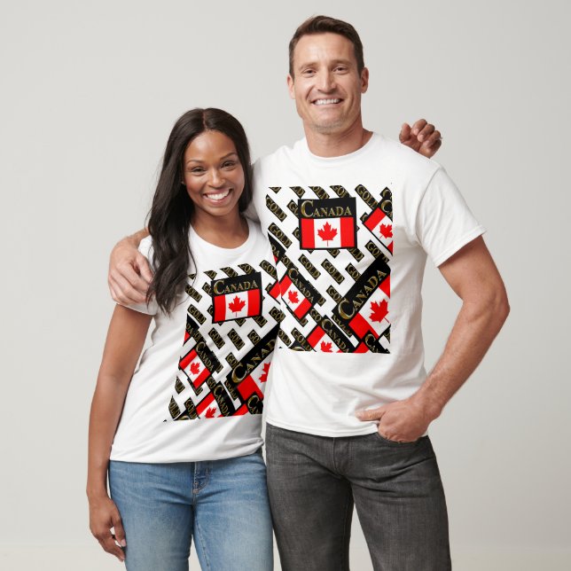 CANADA HOCKEY PUCK T SHIRT (Unisex)