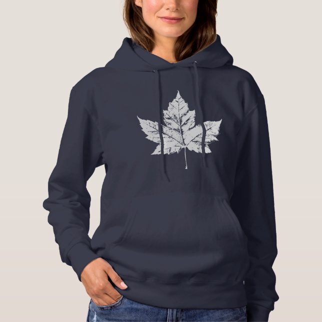 Canada Hoodie Women's Personlig Canada Hoodies T-shirt (Framsida)