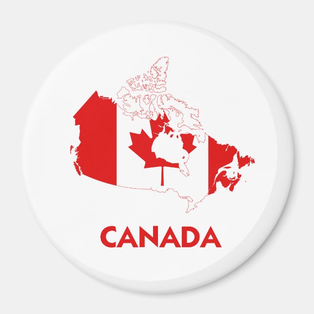 CANADA KARTA MAGNET (Framsidan)