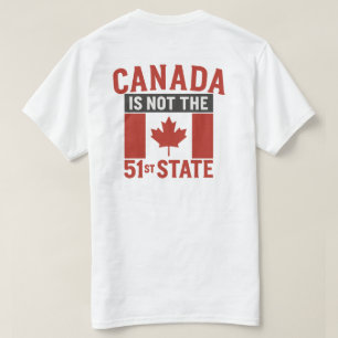 Canada Kommer ALDRIG Att Vara Den 51:a Delstaten T Shirt