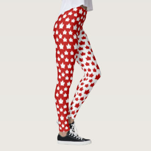 Canada Leggings 2 Tone Kanada Souvenir Byxor