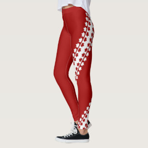 Canada Leggings Sporty Canada Stretchy Byxor