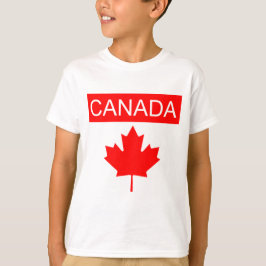 Canada lönnlöv pojke t shirt