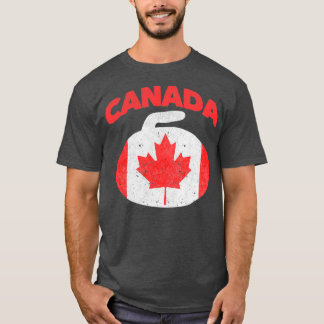 Canada Löv Canadian Team Curling T Shirt