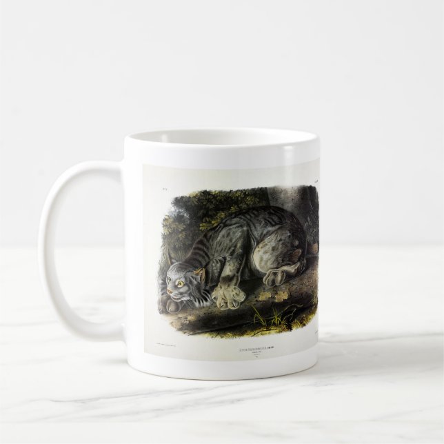 Canada Lynx (Lynx Canadensis) (Canadian Lynx) Kaffemugg (Vänster)