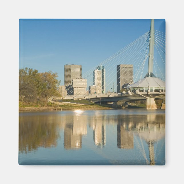 CANADA, Manitoba, Winnipeg: Esplanade Riel 2 Magnet (Framsidan)