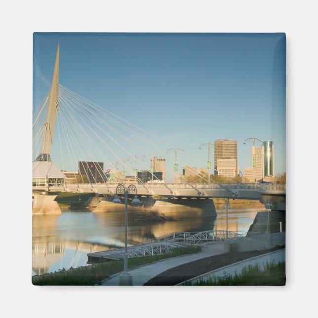 CANADA, Manitoba, Winnipeg: Esplanade Riel Magnet (Framsidan)