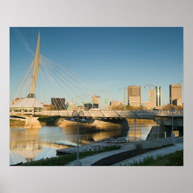 CANADA, Manitoba, Winnipeg: Esplanade Riel Poster (Framsidan)