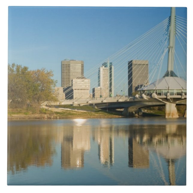 CANADA, Manitoba, Winnipeg: Esplanet Riel 2 Kakelplatta (Framsidan)
