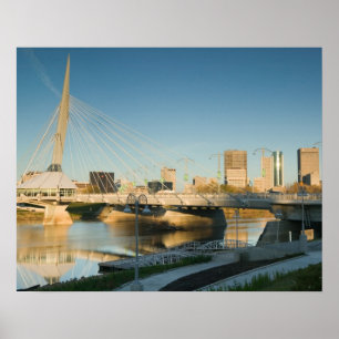 CANADA, Manitoba, Winnipeg: Esplanet Riel Poster