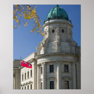 CANADA, Manitoba, Winnipeg: The Law Courts Poster
