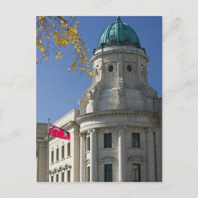 CANADA, Manitoba, Winnipeg: The Law Courts Vykort (Framsida)