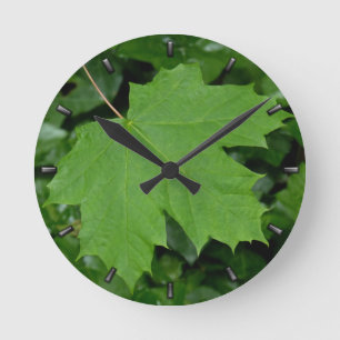 Canada Maple Leaf Clock Canada Souvenir Wall Clock Rund Klocka