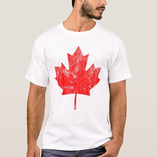 Canada Maple Löv - Canada Day, Canadian Flagga, Ca T Shirt (Framsida)