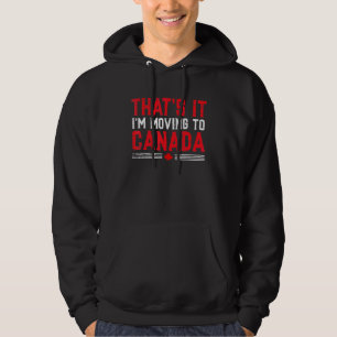 Canada Maple Löv Canadian Land Kanada Hoodie