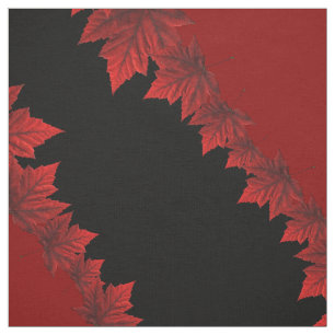Canada Maple Löv Fabric Anpassningsbar Canada Fabr Tyg