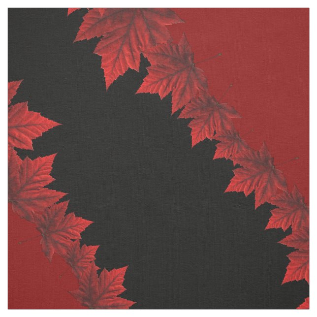 Canada Maple Löv Fabric Anpassningsbar Canada Fabr Tyg (Provkarta)