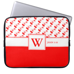 CANADA Monogram Christian Scripture bärbar dator Laptop Fodral