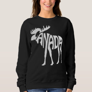 Canada Moose Red White Canadian Pride Canada Day T Shirt