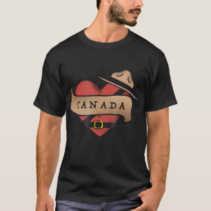 Canada Mountie, Kanada Day, I kärlek Kanada T Shirt