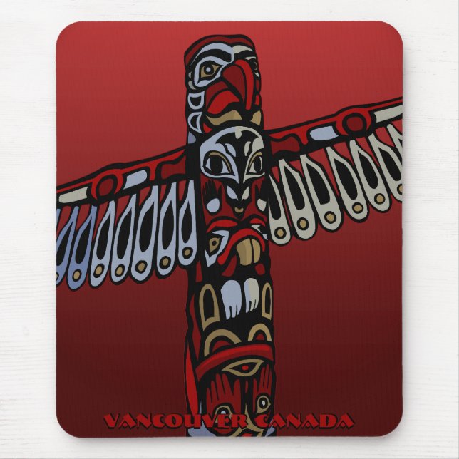 Canada Mousepad Souvenir Anpassningsbar Canada Art Musmatta (Framsidan)