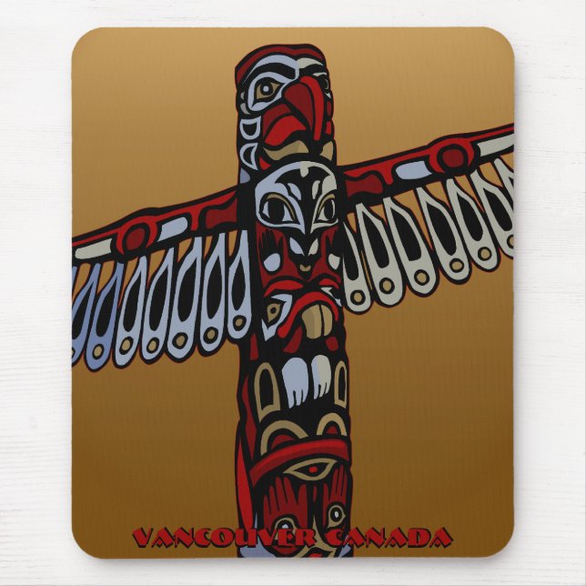 Canada Mousepad Souvenir Anpassningsbar Canada Art Musmatta (Framsidan)