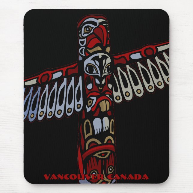 Canada Mousepad Souvenir Anpassningsbar Canada Art Musmatta (Framsidan)