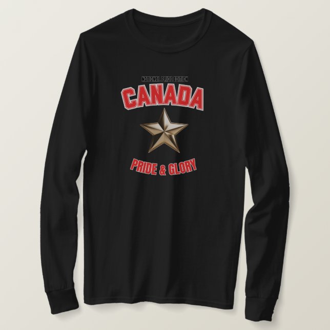 Canada National Pride Edition Dam Långärmad T Shirt (Design framsida)
