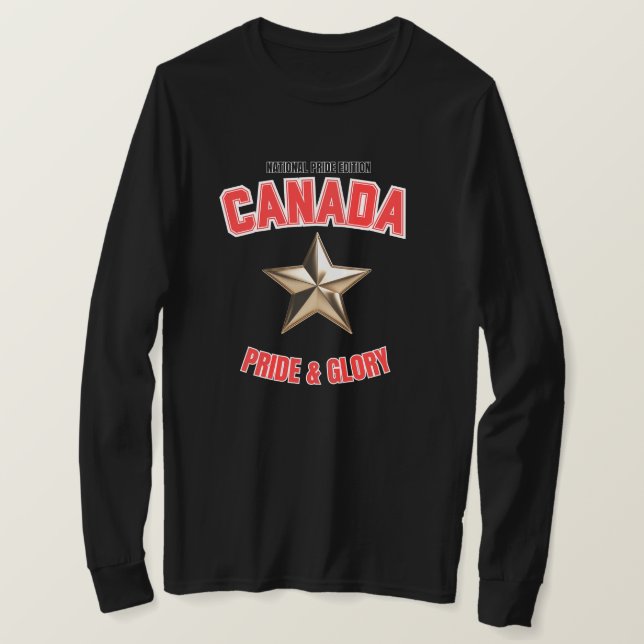 Canada National Pride Edition Long Sleeve Shirt T (Design framsida)