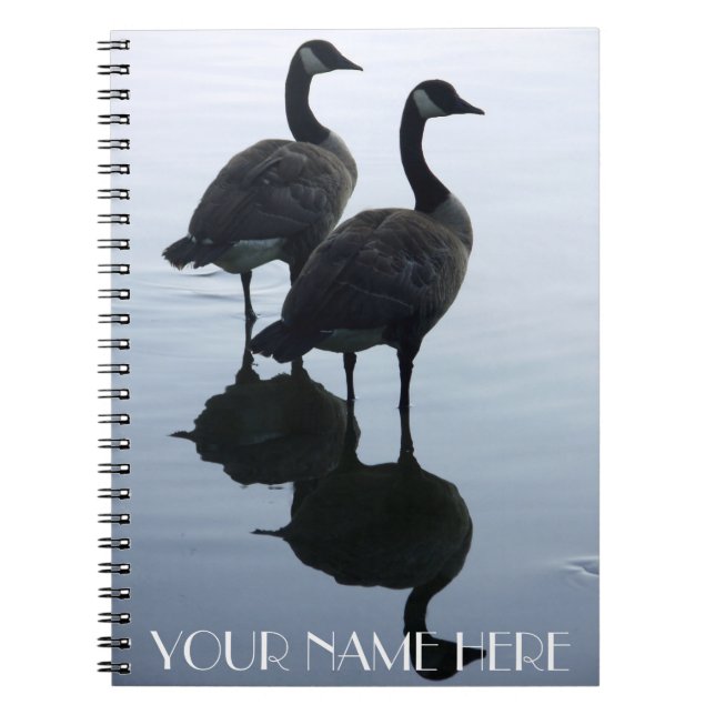 Canada Notebook Anpassningsbar Canada Goose Notebo Anteckningsbok Med Spiral (Framsidan)