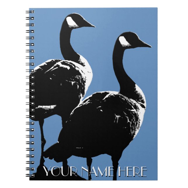 Canada Notebook Anpassningsbar Canada Goose Notebo Anteckningsbok Med Spiral (Framsidan)