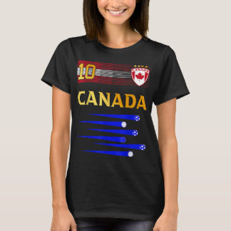 Canada Ocer Jersey Canadian Flagga Football Älskar T Shirt