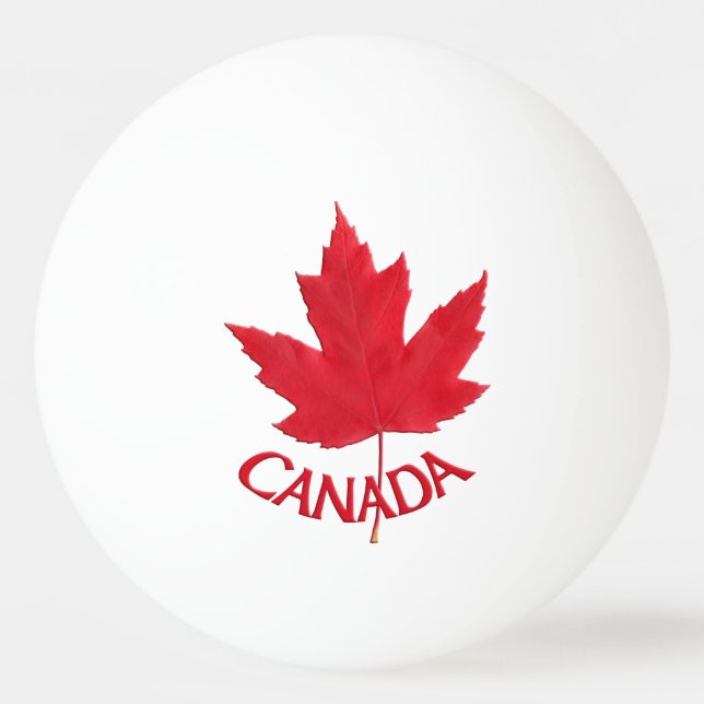 Canada Ping Pong Boll Personlig Kanada Bollar (Framsidan)