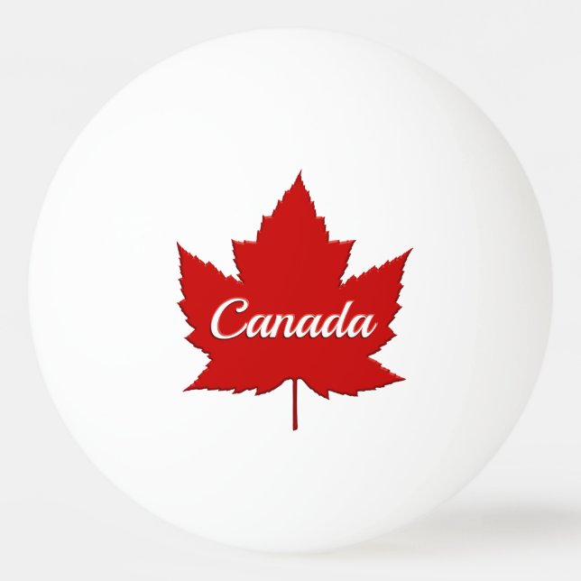 Canada Ping Pong Boll Personlig Kanada Bollar (Framsidan)