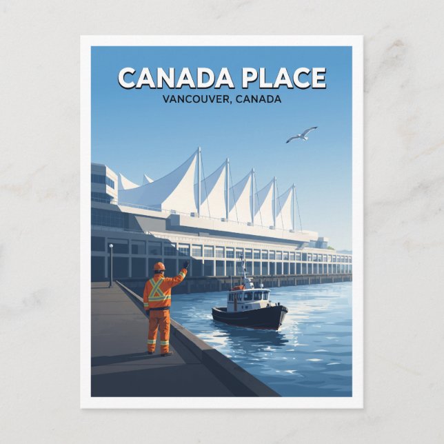 Canada Place Vancouver Vykort (Framsida)