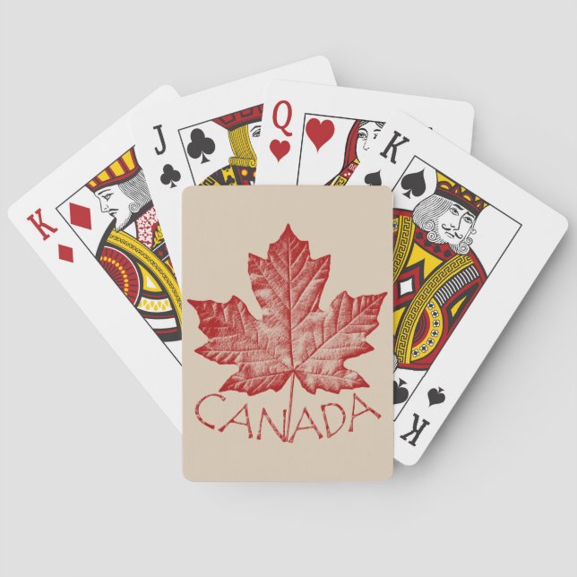 Canada Playing Cards Canada Custom Souvenir Cards Spelkort (Baksidan)