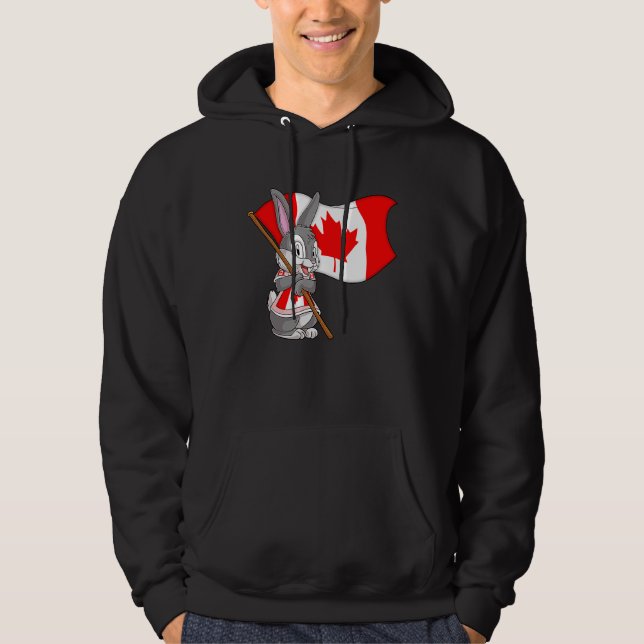 Canada Rabbit Hoodie (Framsida)