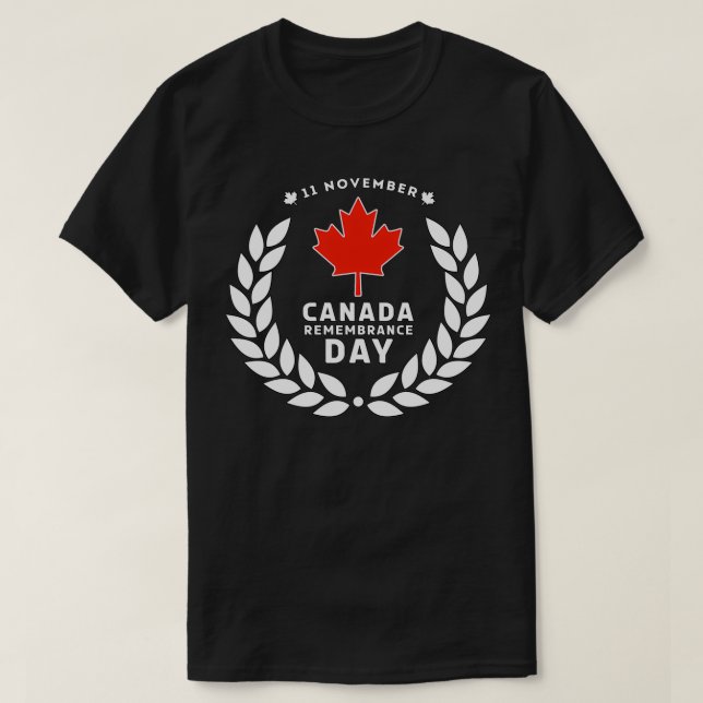 Canada Remembrance Day 2 T Shirt (Design framsida)