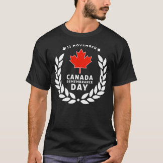 Canada Remembrance Day 2 T Shirt
