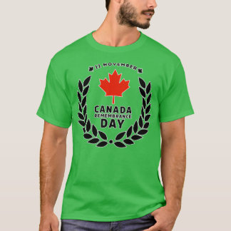 Canada Remembrance Day T Shirt