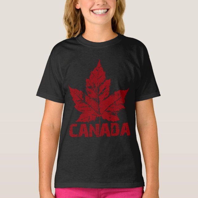 Canada Shirt Barn Organic Canada Souvenir Shirt Tee Shirt (Framsida)